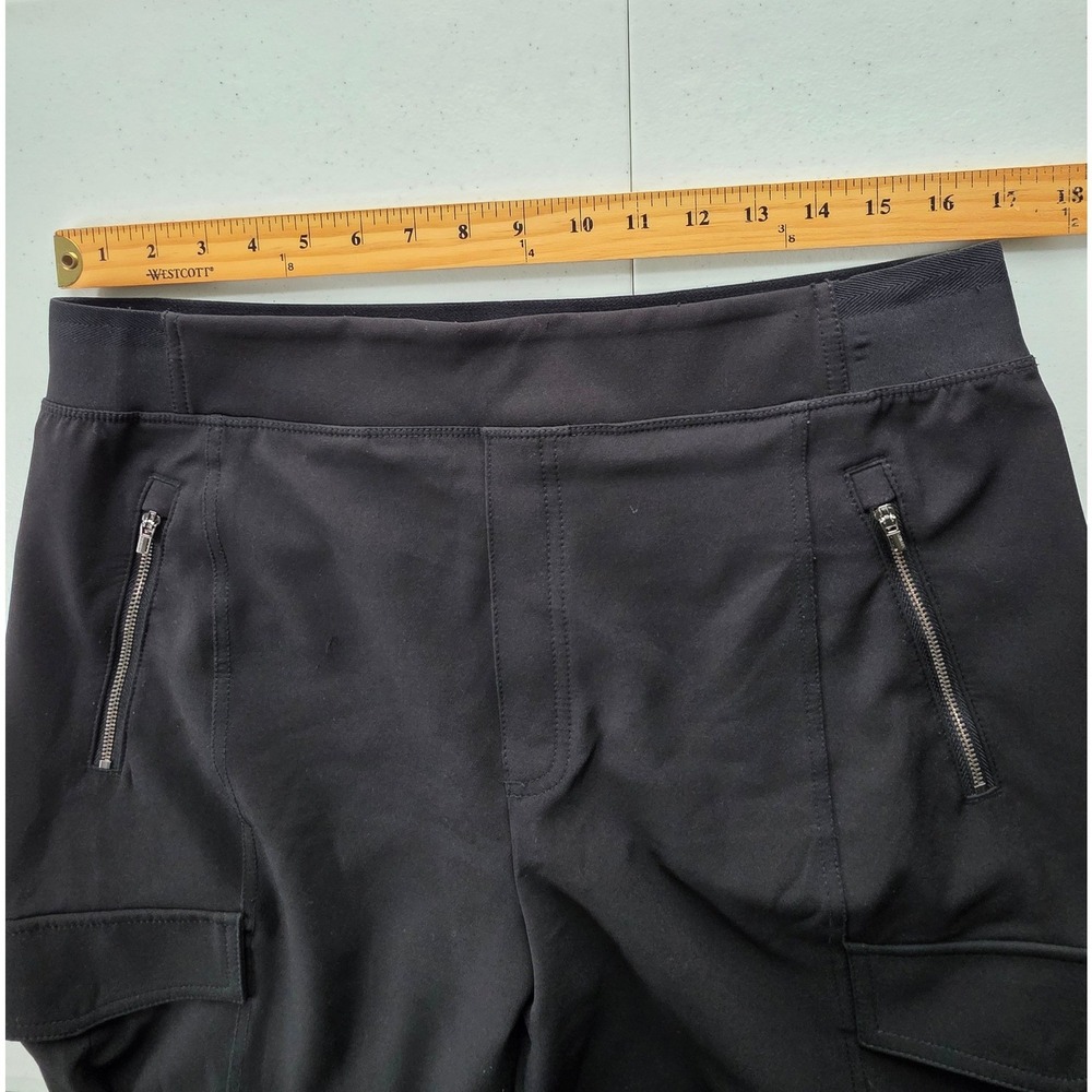 Athleta Endless Hi-Rise Cargo Pants Snap Cuff Zip Pockets 14 Utility Stretch - Picture 5 of 12